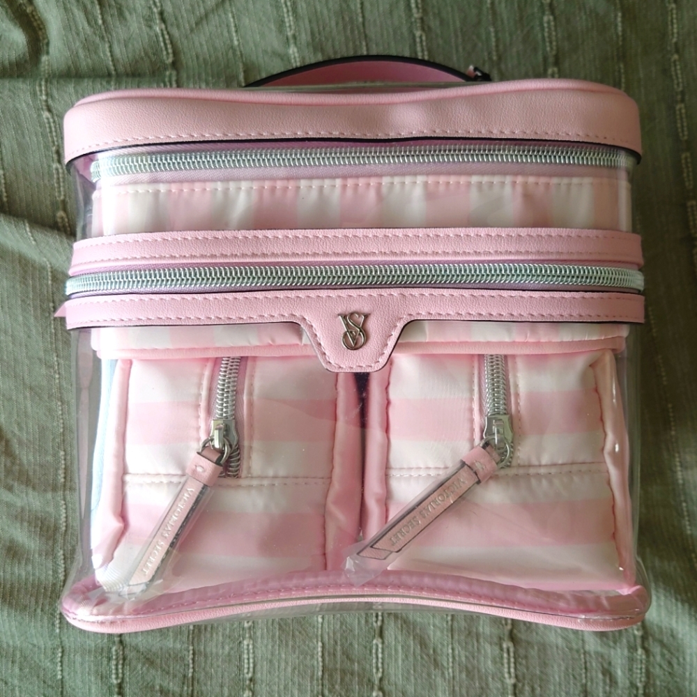 VS - 4-piece Clear Cosmetic Case Travel Pouch